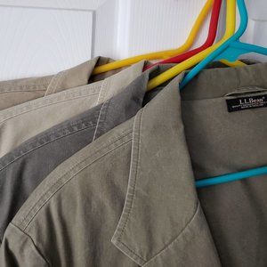 LL Bean 100% cotton jacket - size 50 XXL -4 colors